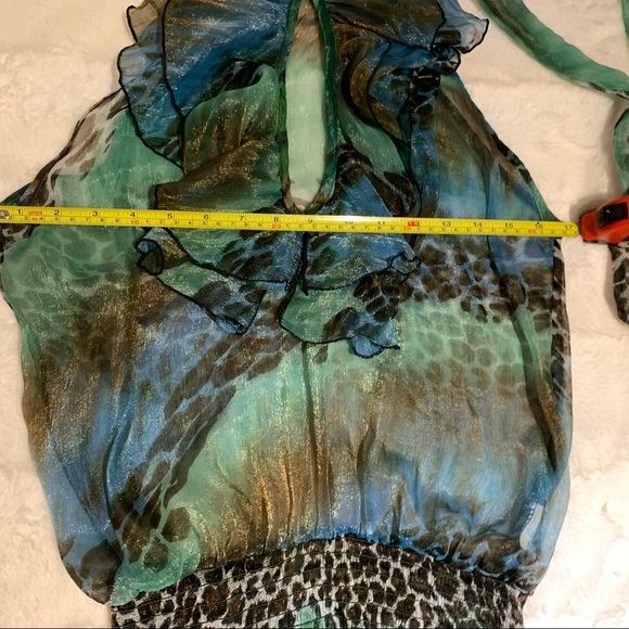 Halterneck Ruffle Top - Picture 4 of 16